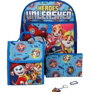 Paw Patrol Backpack 5 Piece Set